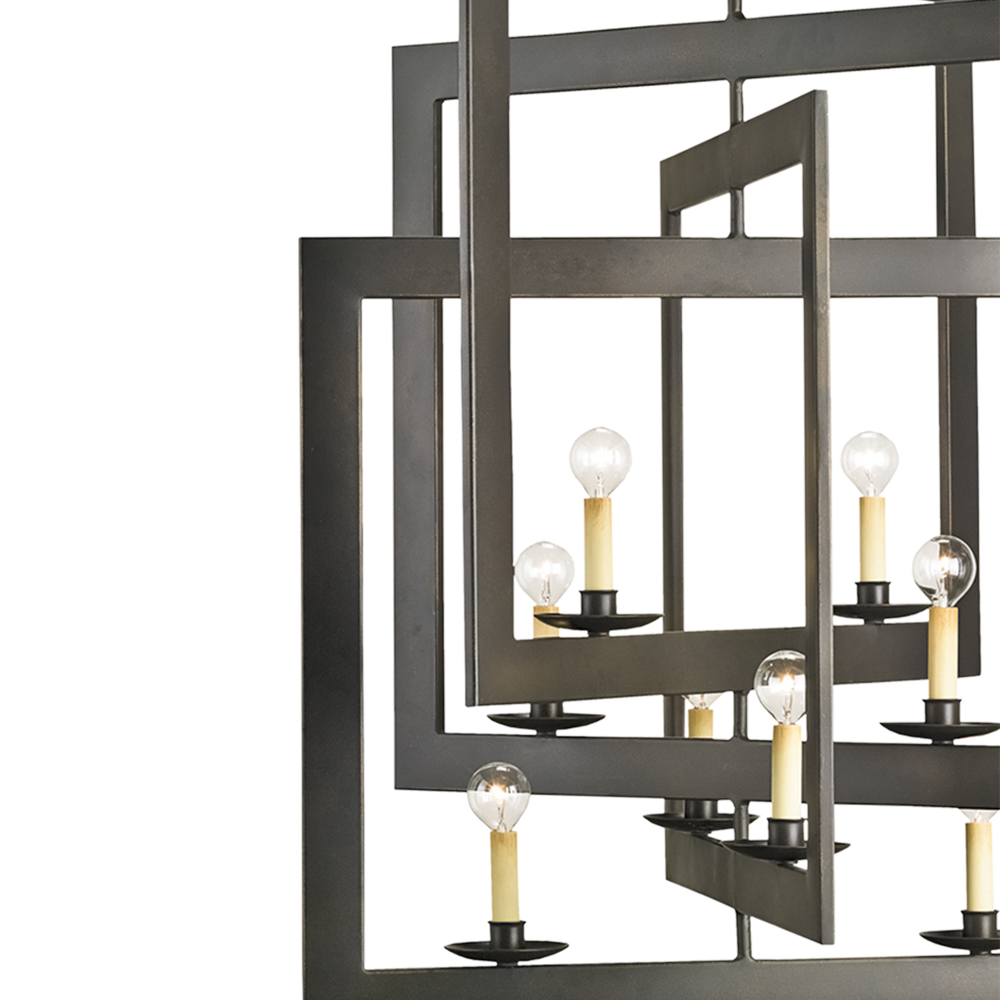 Middleton Large Bronze Chandelier