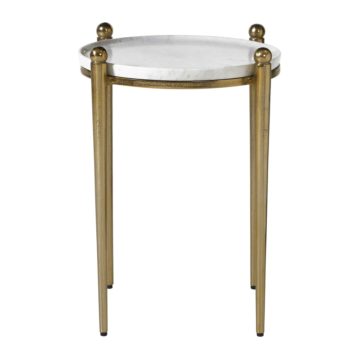 Nahunta Antique Brass Accent Table