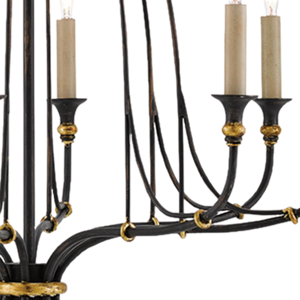 Folgate Small Black Chandelier