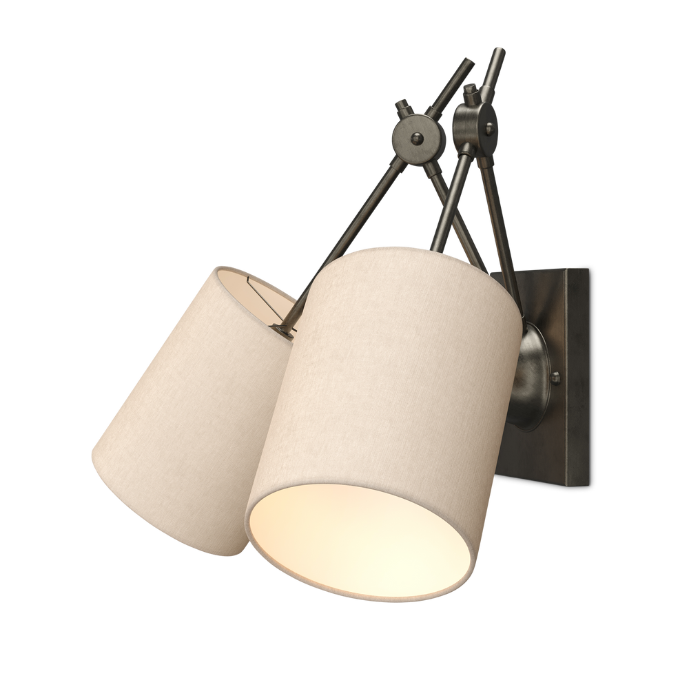 Compass Black Wall Sconce