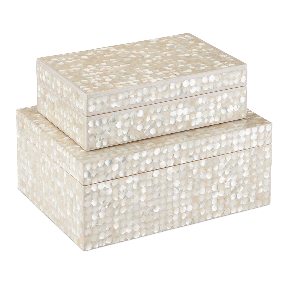 Gerri Dot Mother of Pearl Box Set of 2.