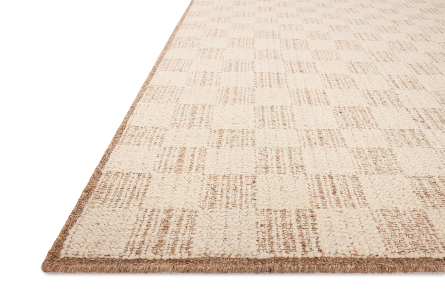Brigette Romanek x Loloi Knox Ivory / Terracotta 4'-0" x 6'-0" Accent Rug