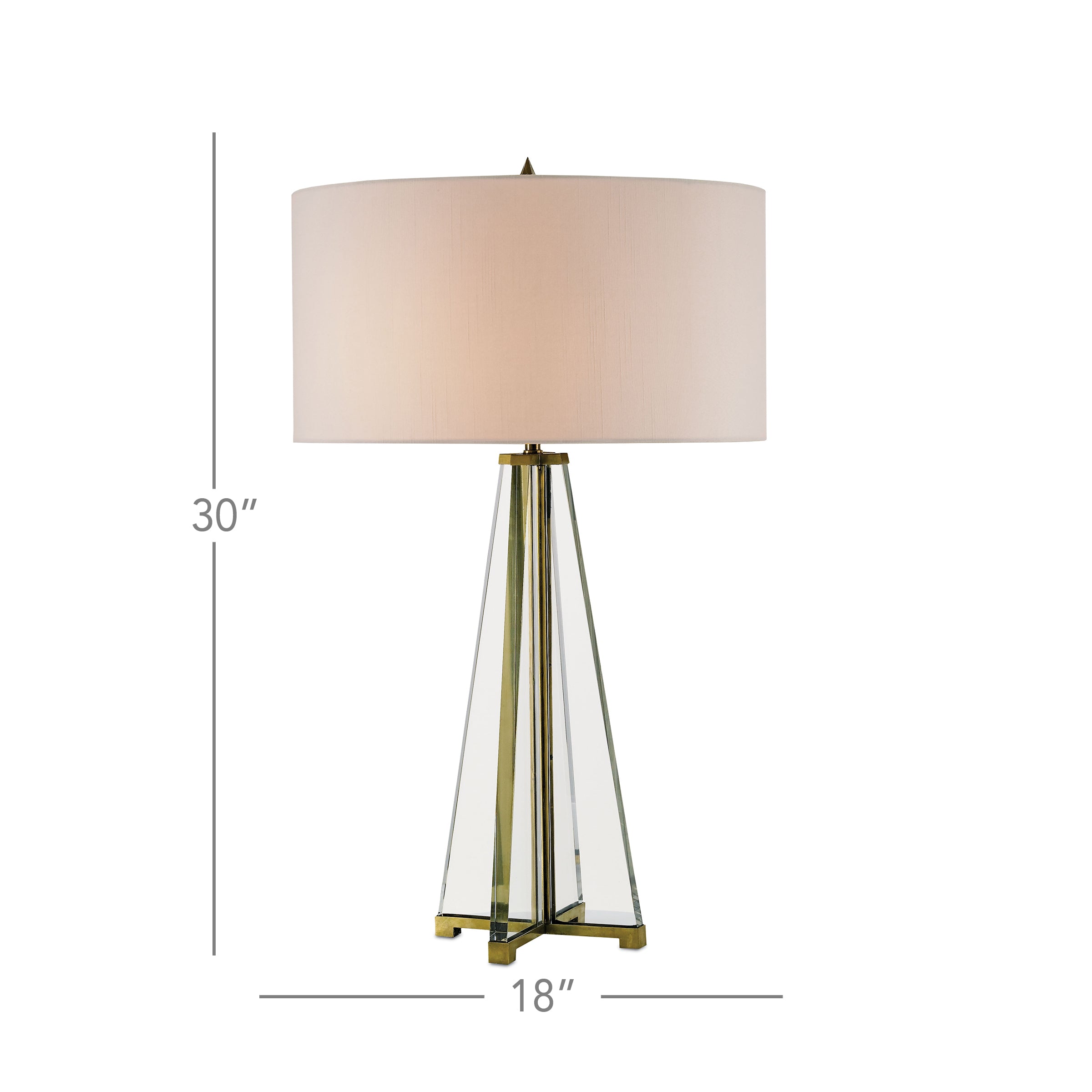 Lamont Clear Table Lamp - Thumbnail 2