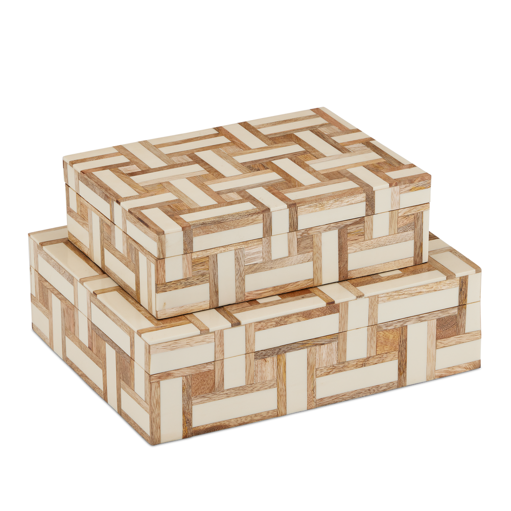 Aarna Cream Box Set of 2