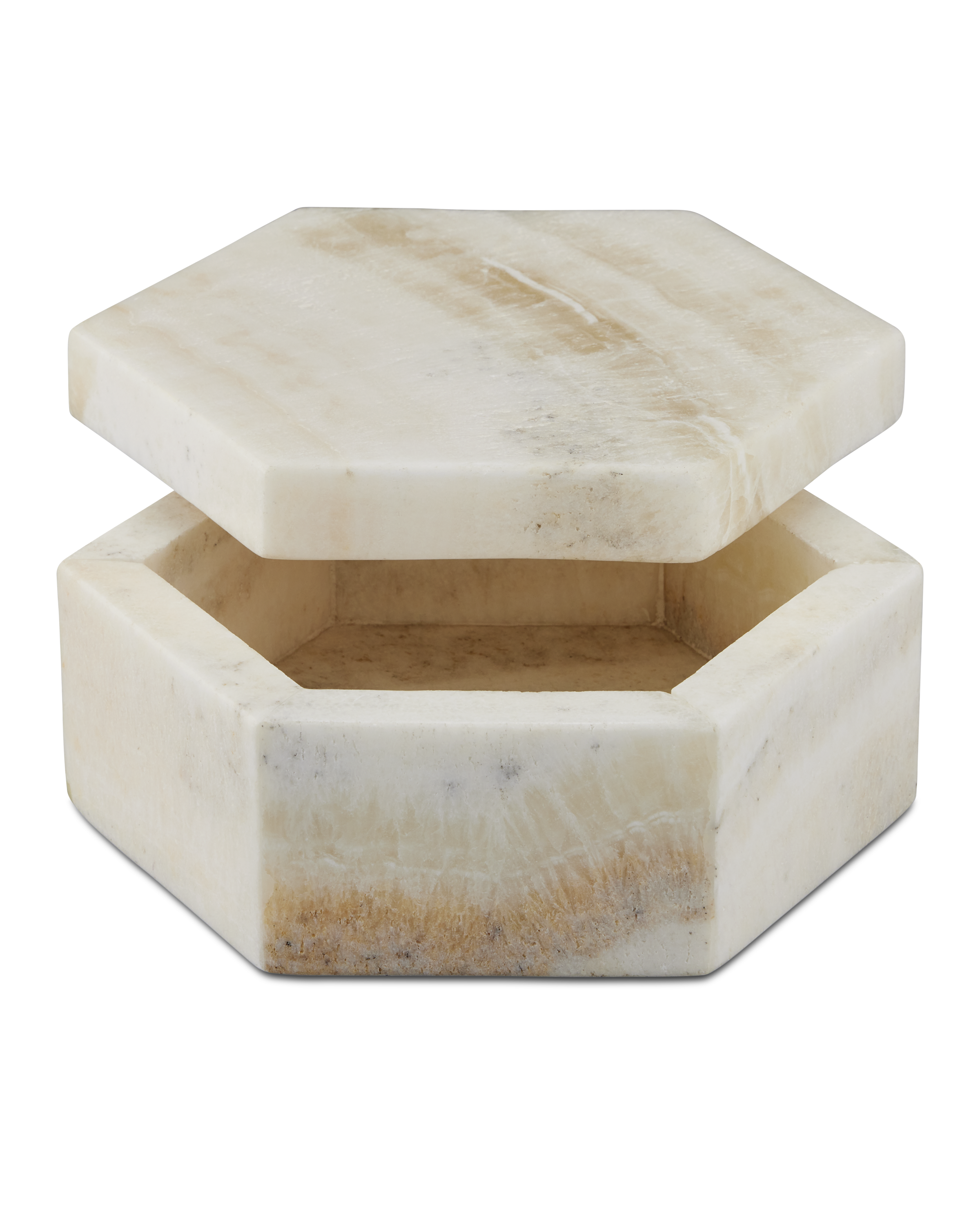 Arco Natural Onyx Hexagon Box