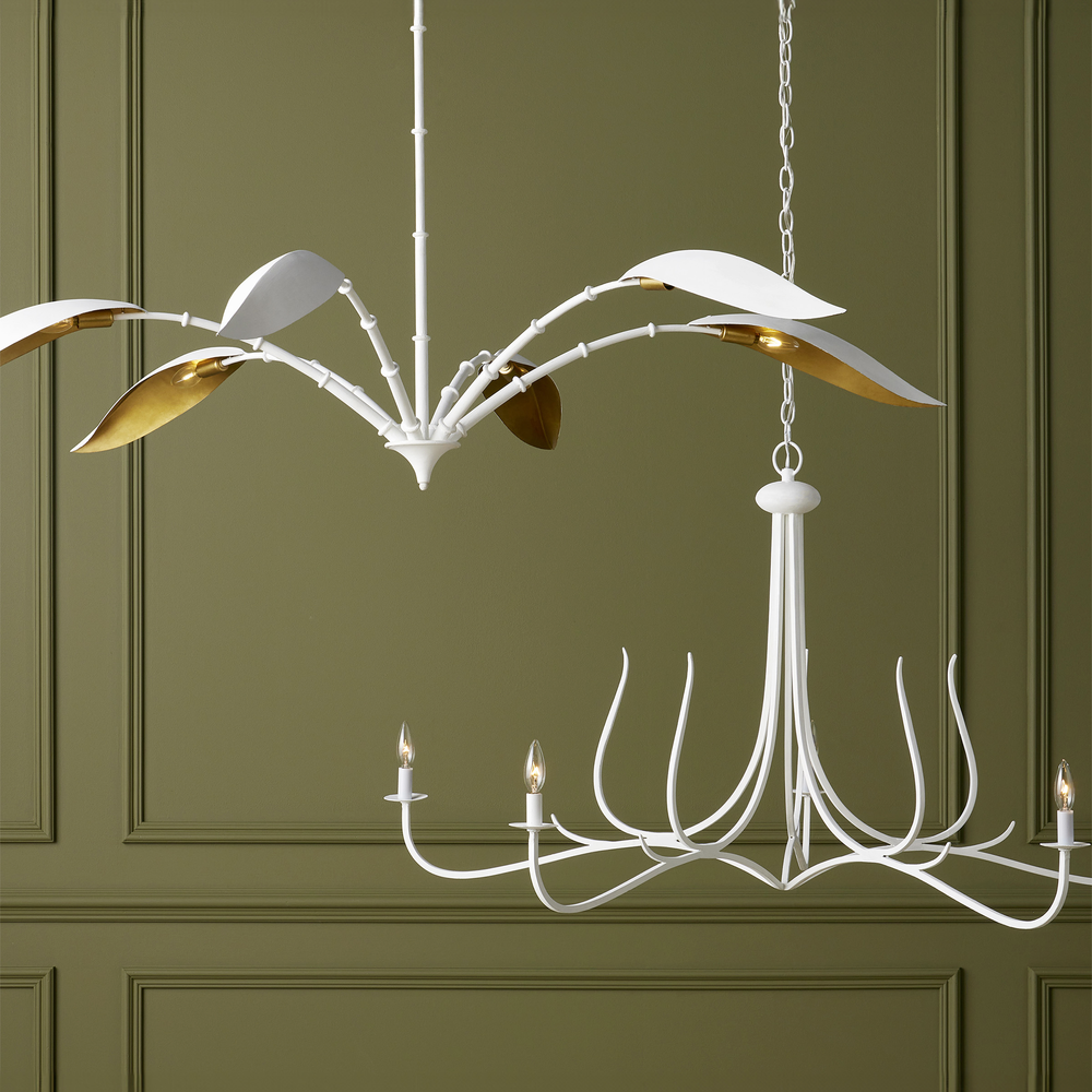 
                      
                        Yuriko White Chandelier
                      
                    