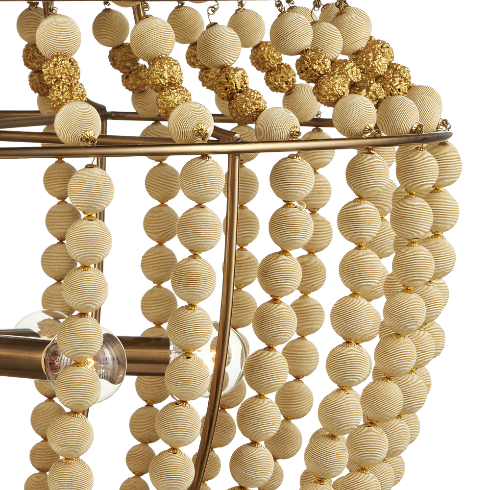 Penelope Beige Chandelier