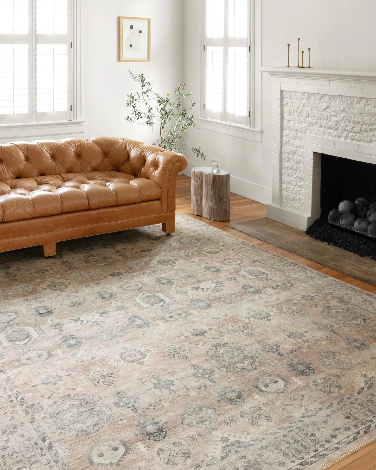 Loloi Hathaway Java / Multi 18" x 18" Sample Rug