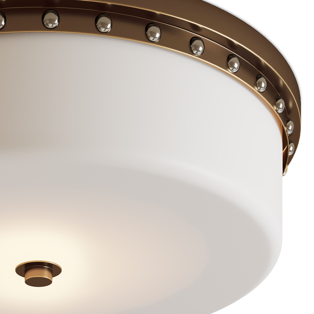 
                      
                        Barnabe Brass Flush Mount
                      
                    