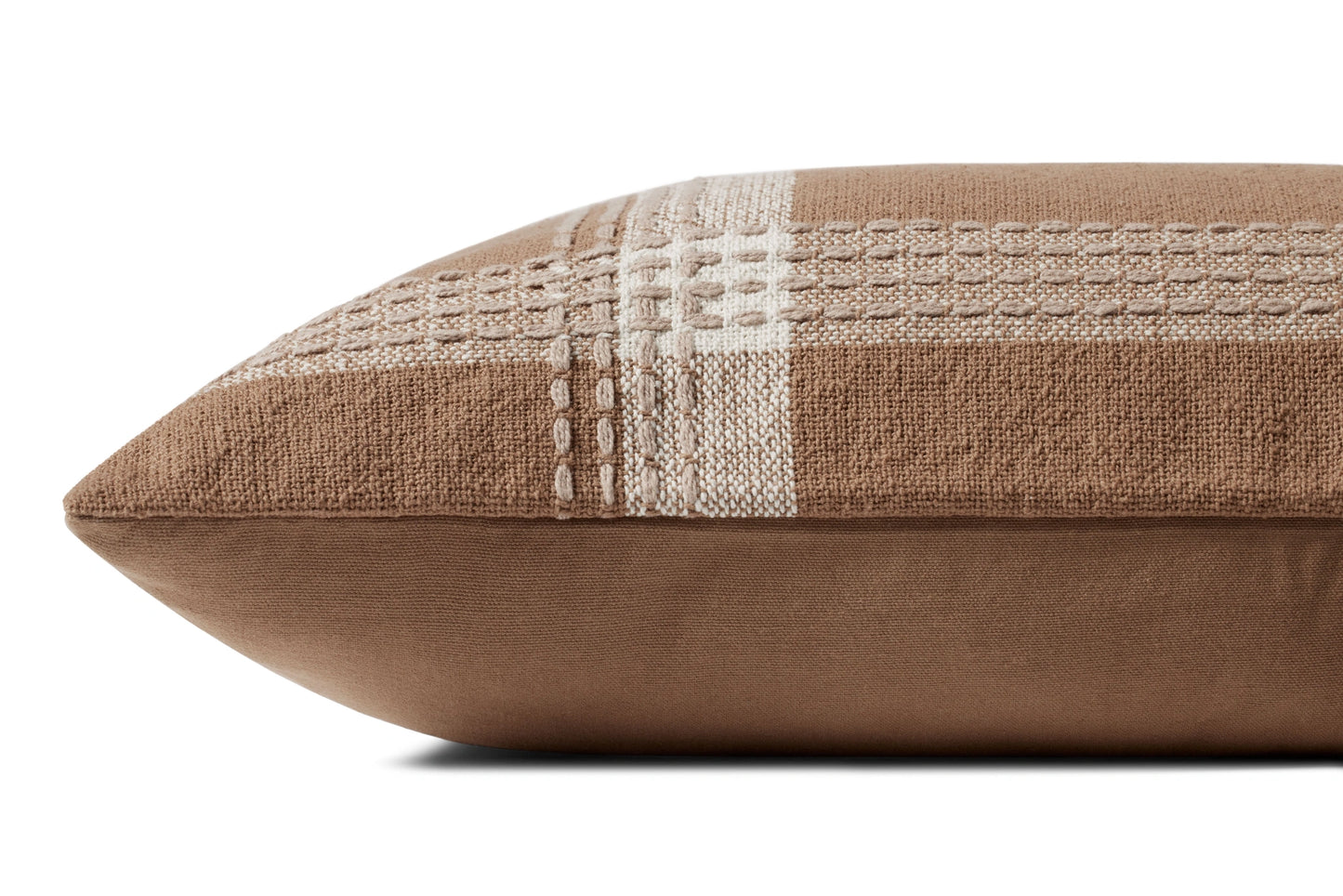 Jean Stoffer x Loloi PJS0016 Rust / Multi 16'' x 26'' Cover w/Down Pillow