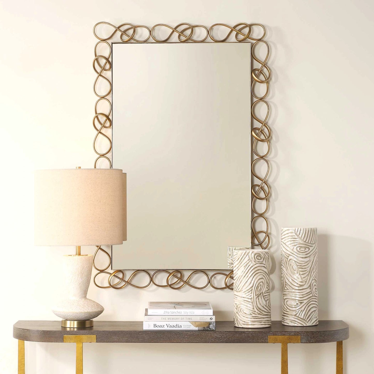 Uttermost Twist It Antique Brass Mirror