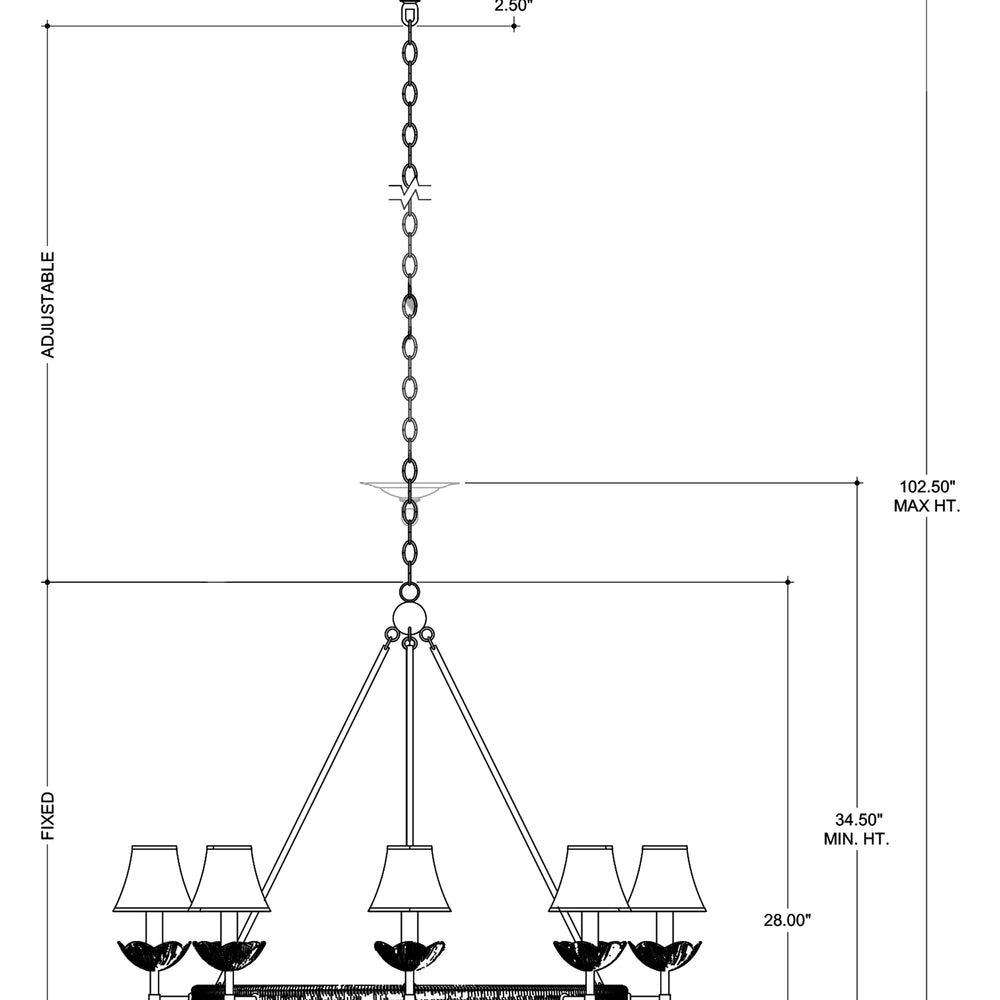 
                      
                        Vichy Chandelier
                      
                    