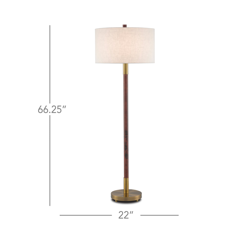 
                      
                        Bravo Mahogany Floor Lamp
                      
                    