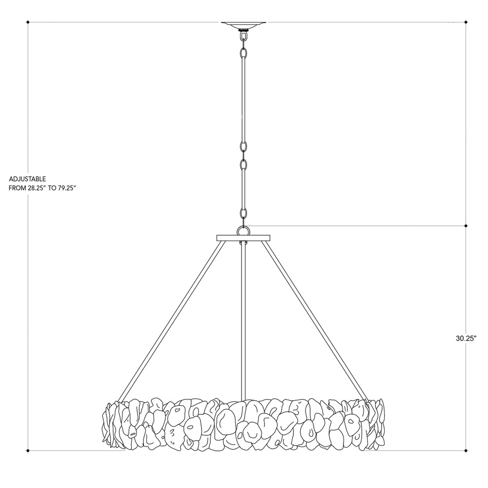 
                      
                        Oyster Shell Chandelier
                      
                    