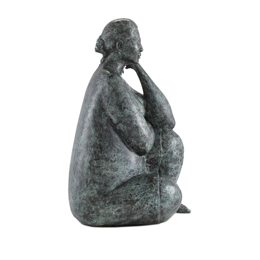 
                      
                        Lady Meditating Bronze.
                      
                    