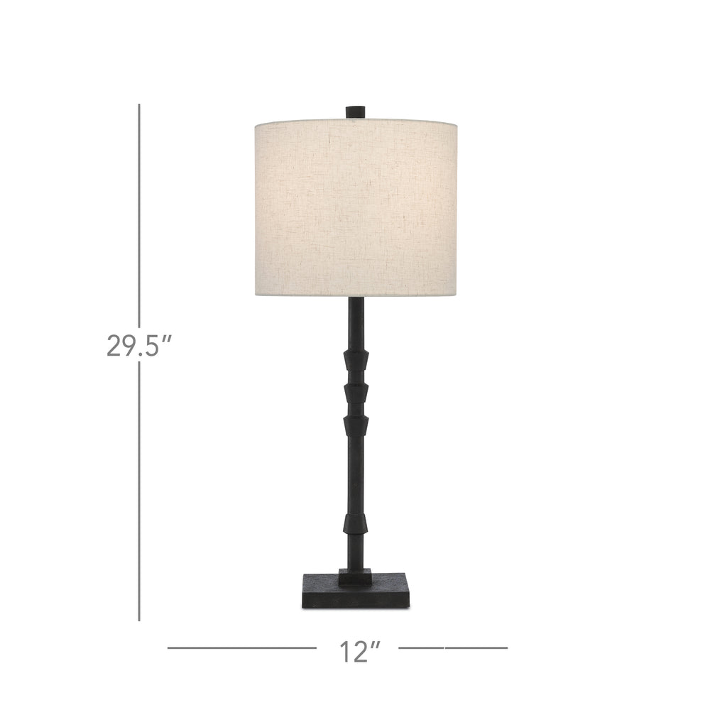
                      
                        Lohn Black Table Lamp.
                      
                    