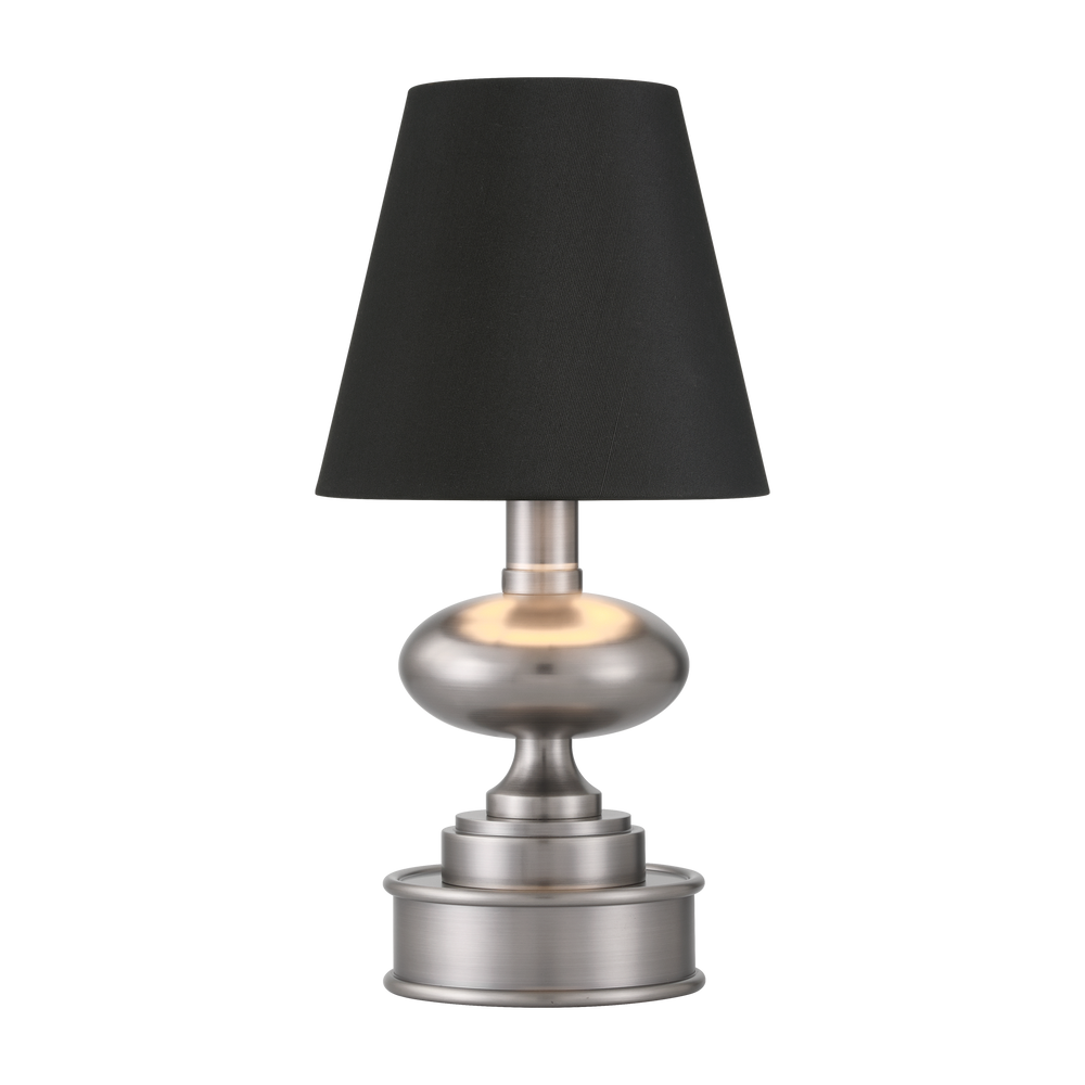 Galavant Nickel Cordless Table Lamp.