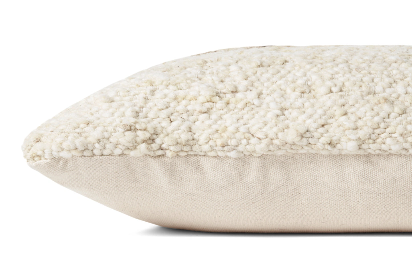 Amber Lewis x Loloi Marie Ivory / Camel 22'' x 22'' Pillow
