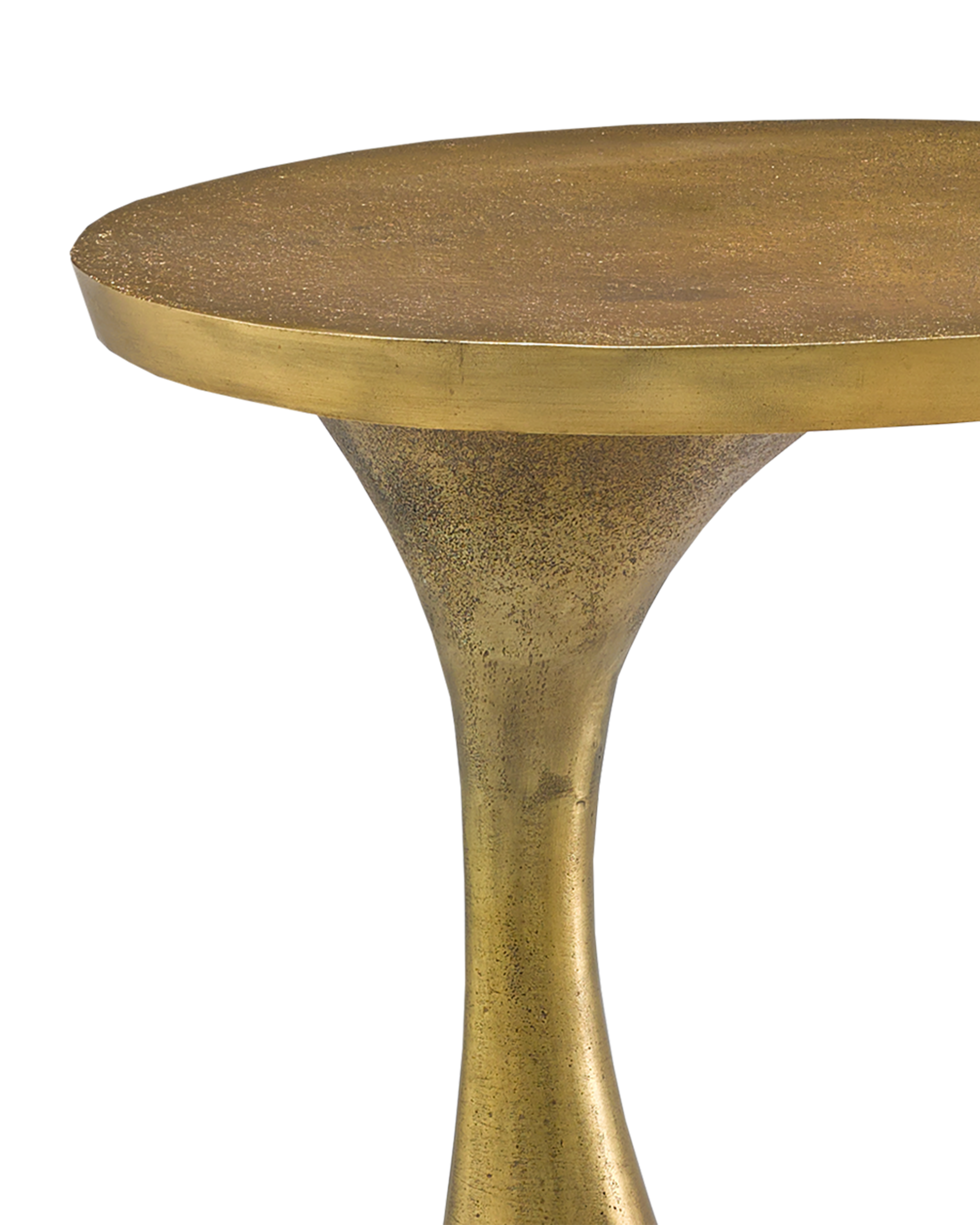 Ishaan Brass Accent Table - Thumbnail 3