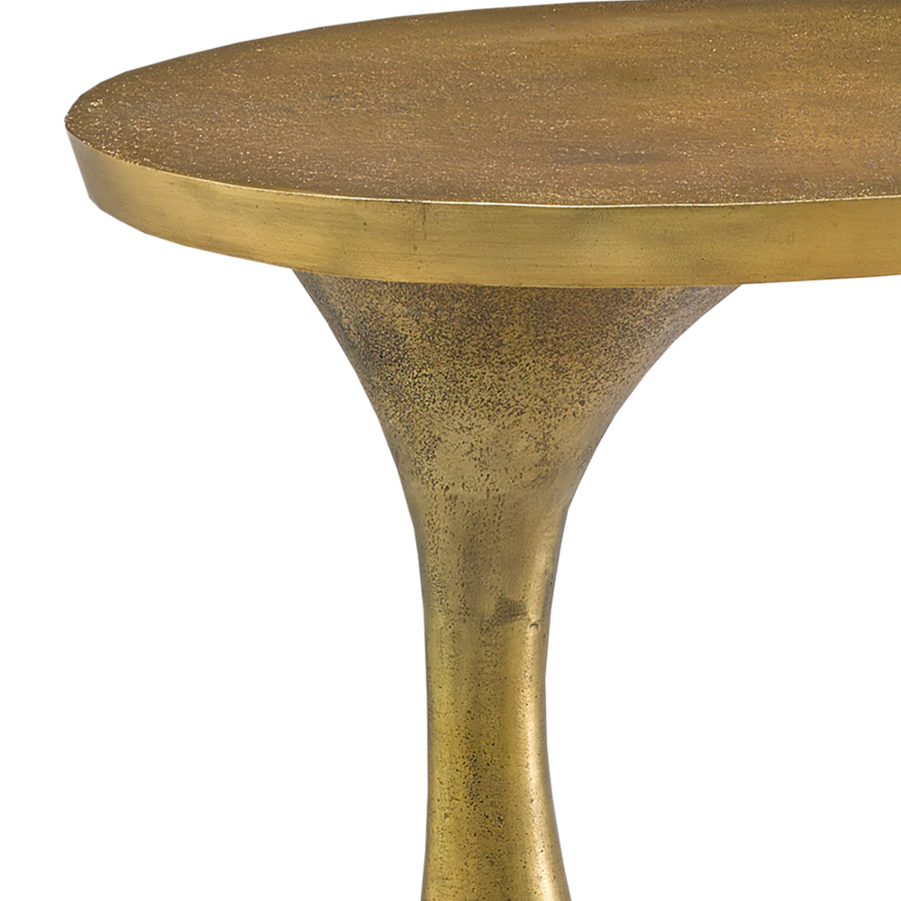 Ishaan Brass Accent Table