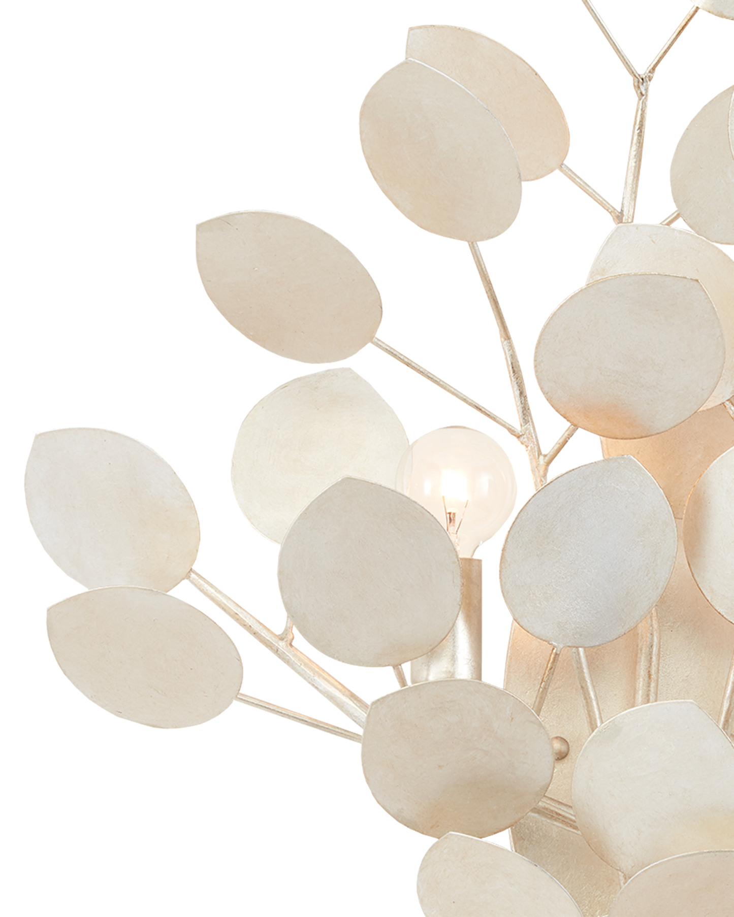 Lunaria Silver Wall Sconce
