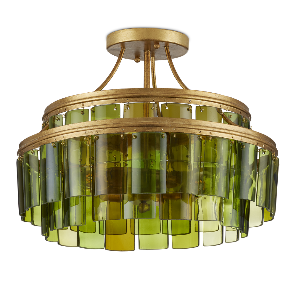 
                      
                        Vintner Green Semi-Flush Mount
                      
                    