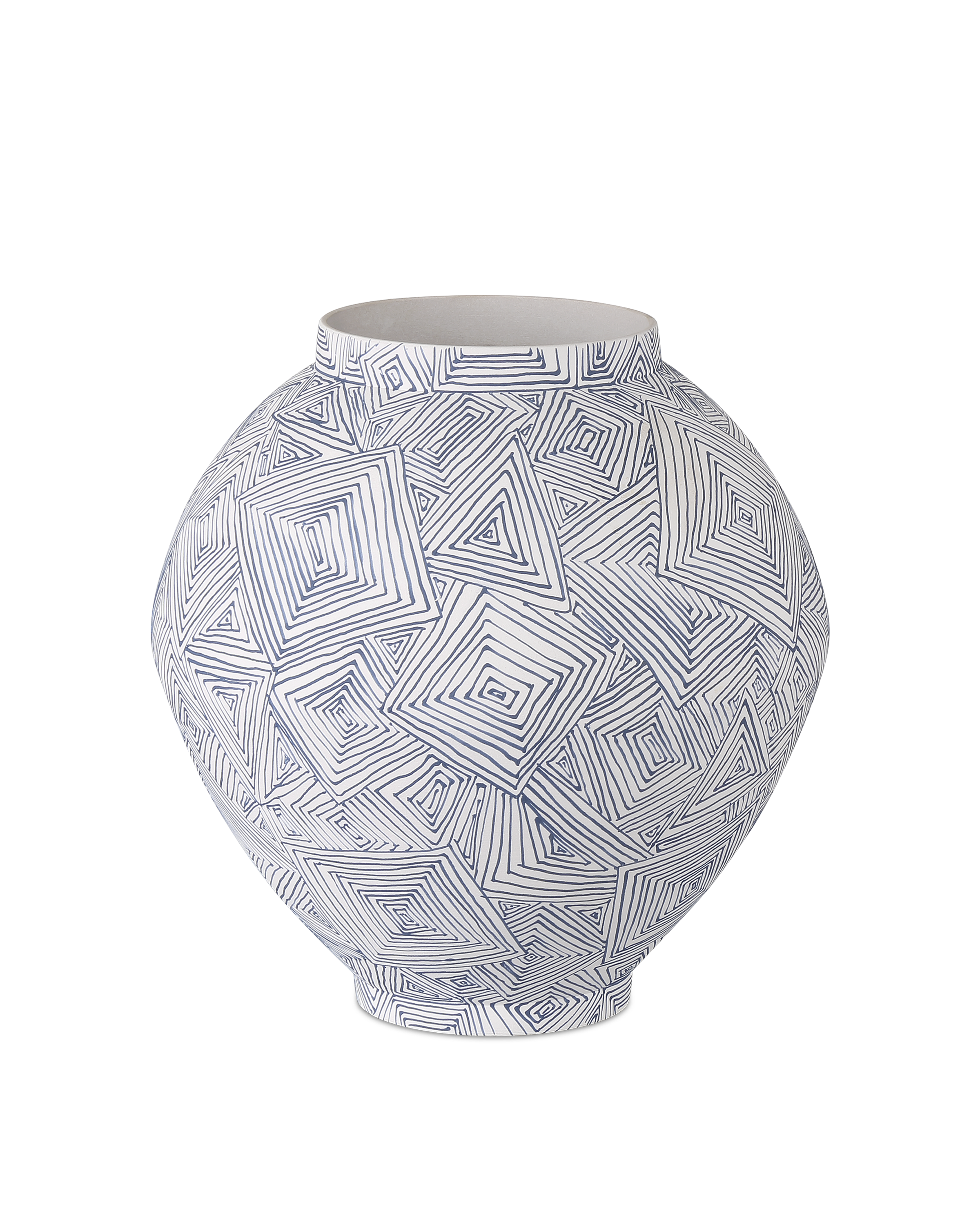 Blue Zag Medium Vase - Thumbnail 2