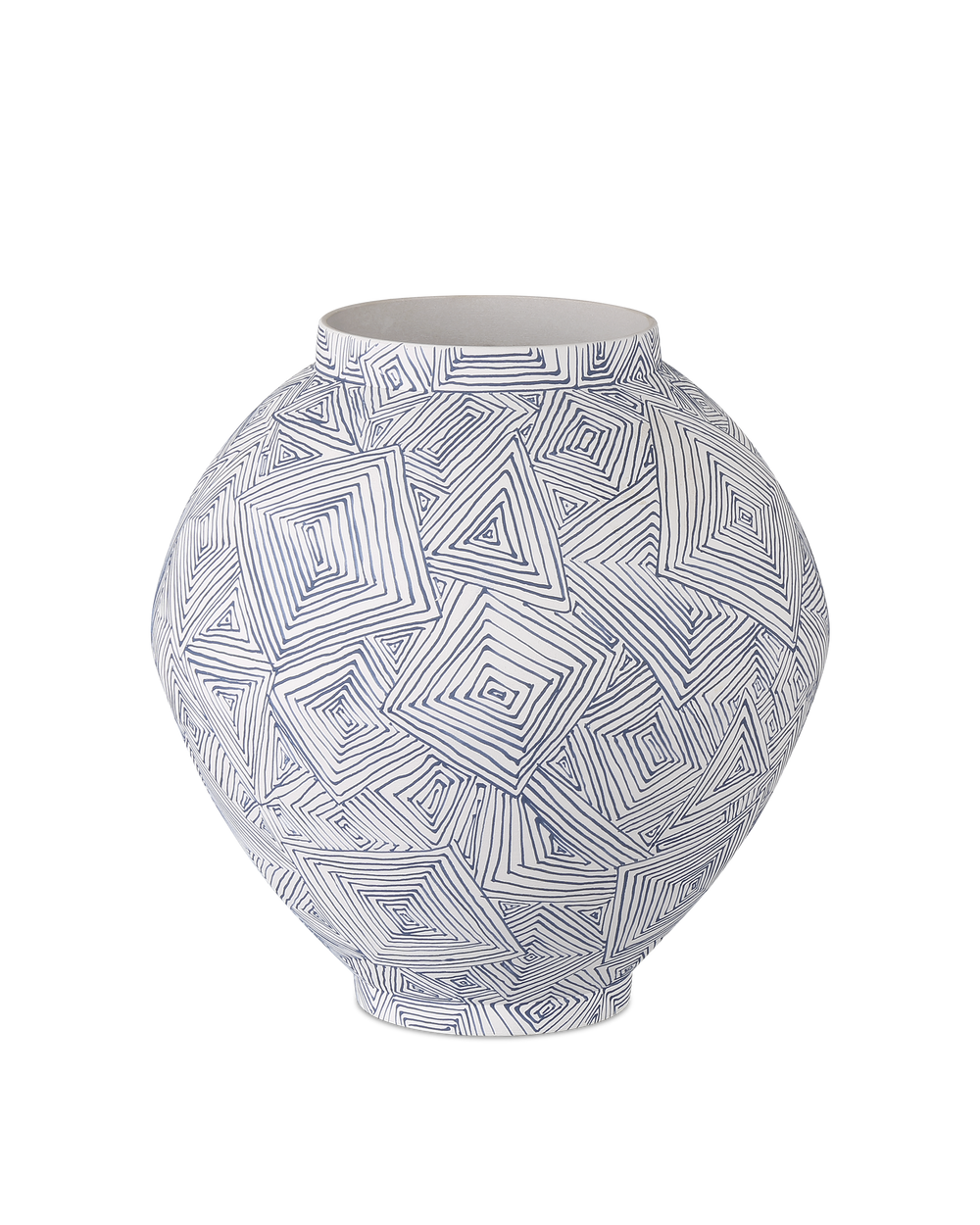 Blue Zag Medium Vase.