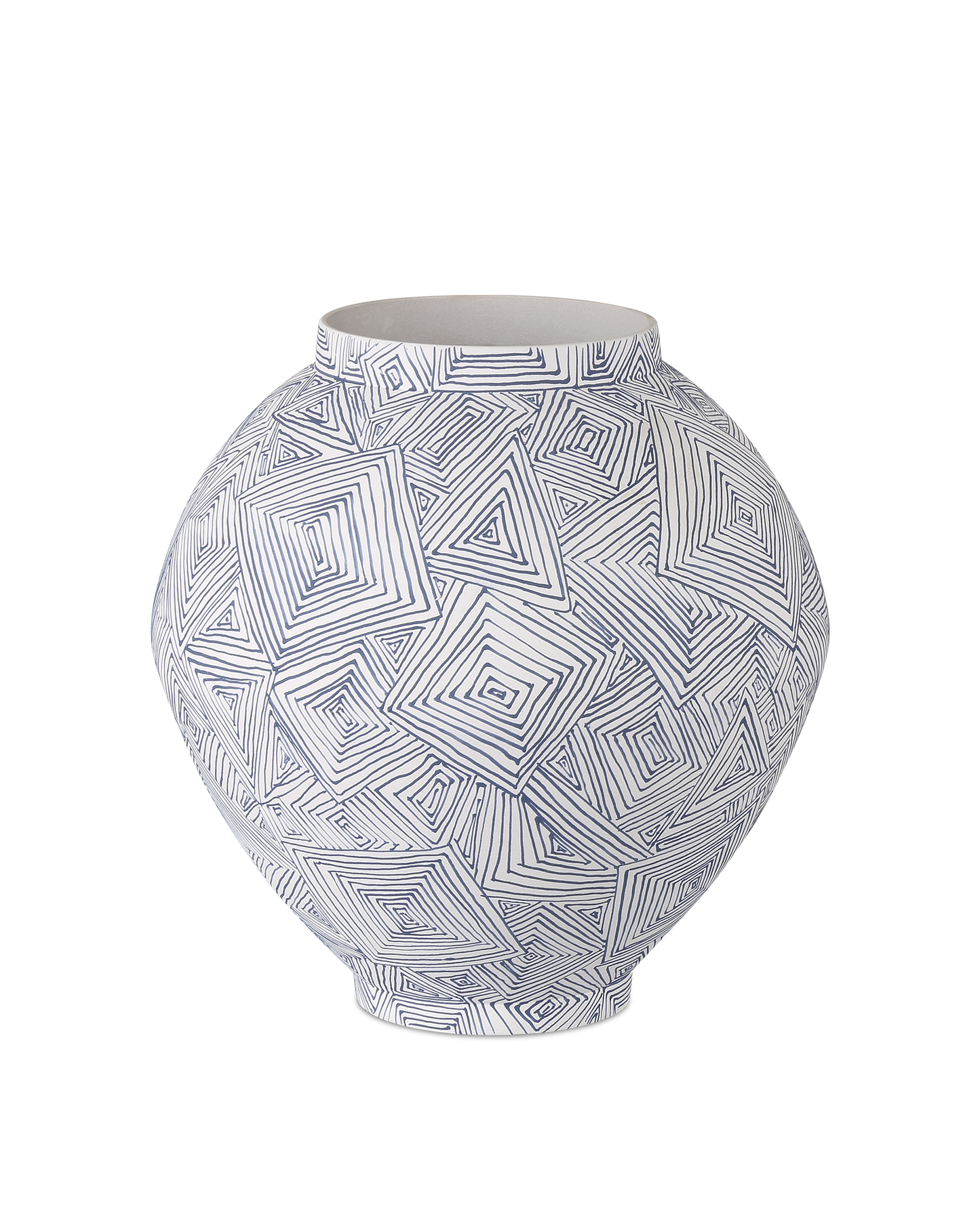 Blue Zag Medium Vase.