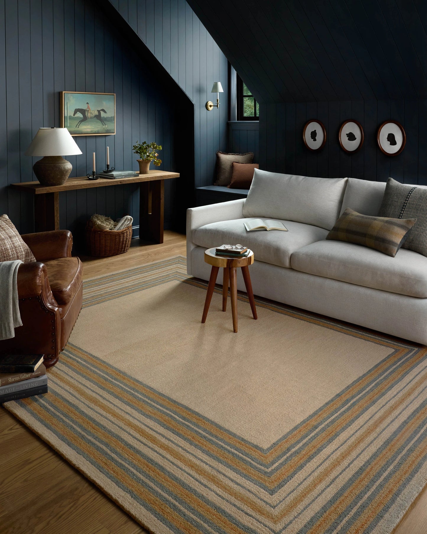 Chris Loves Julia x Loloi Alfie Natural / Multi 5'-0" x 7'-6" Area Rug