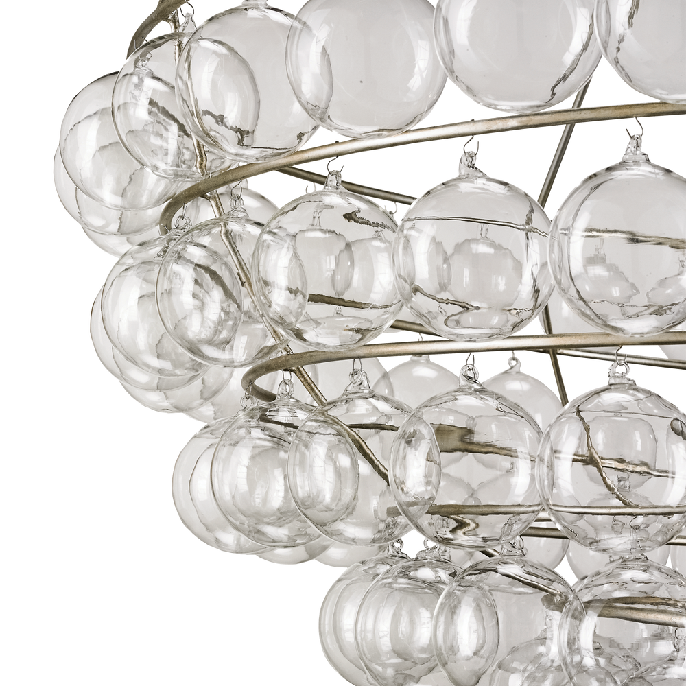 Stratosphere Silver Chandelier