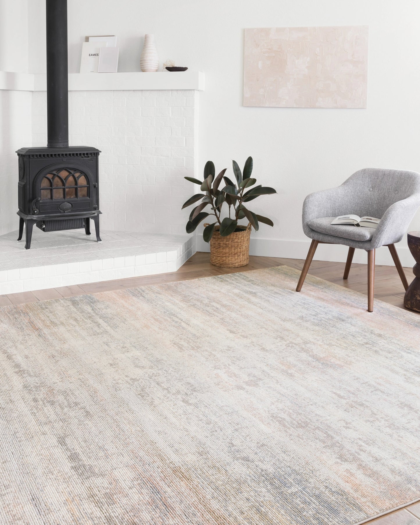 Loloi Lucia Mist 5'-2" x 7'-7" Area Rug