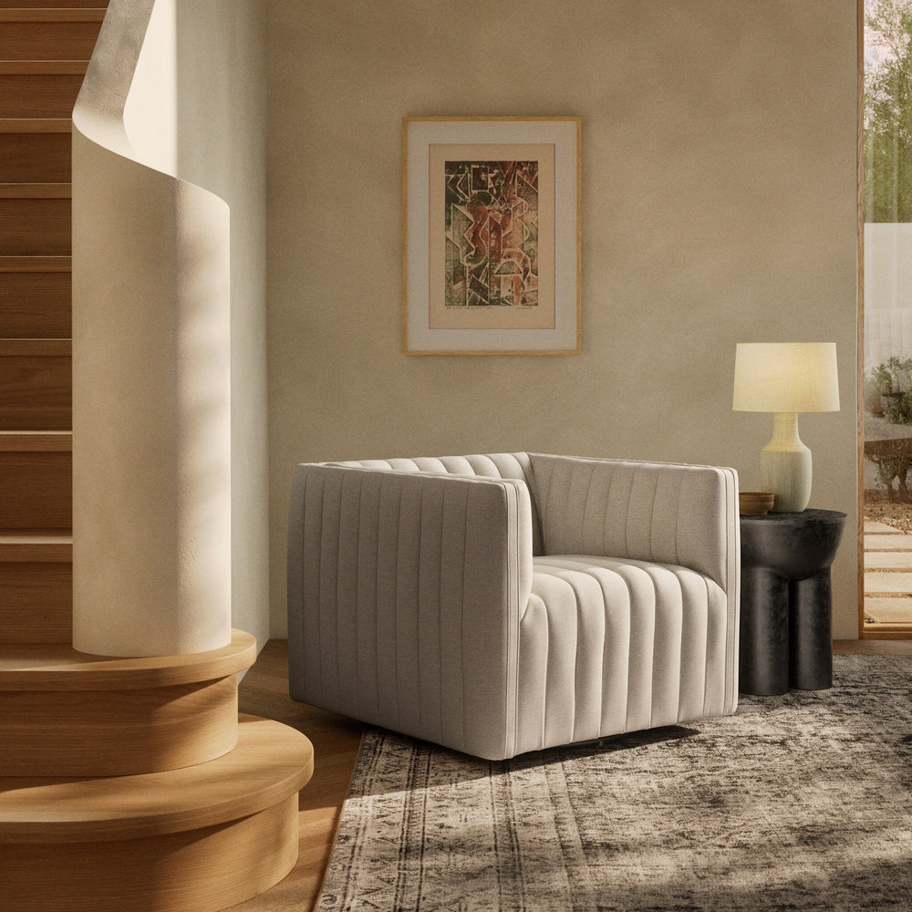 
                      
                        Augustine Swivel Chair - Dover Crescent
                      
                    