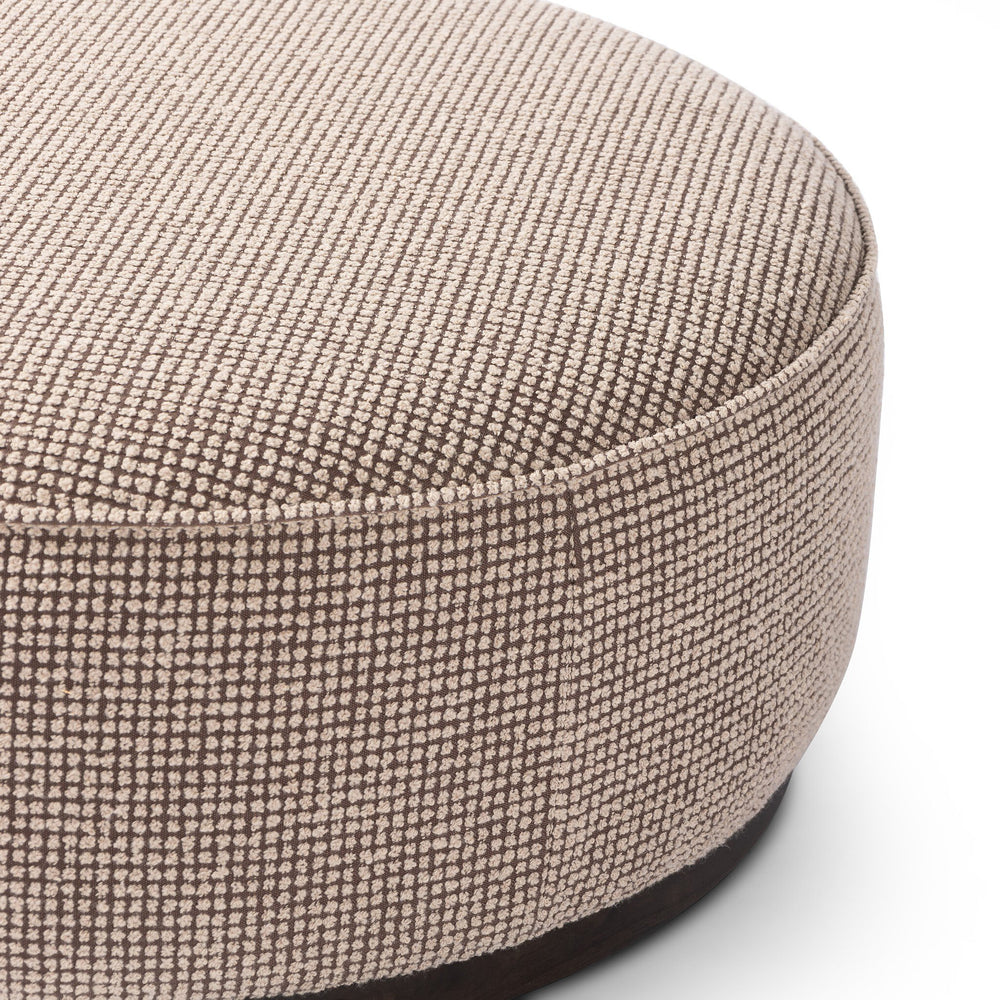 
                      
                        Sinclair Large Round Ottoman - Barrow Taupe
                      
                    