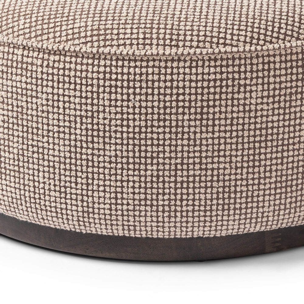 
                      
                        Sinclair Large Round Ottoman - Barrow Taupe
                      
                    