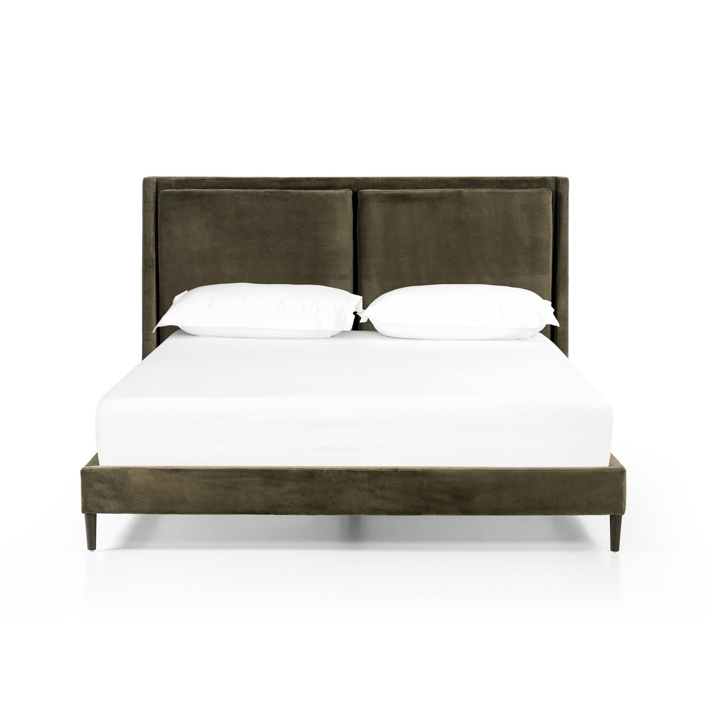 Potter King Bed - Surrey Olive