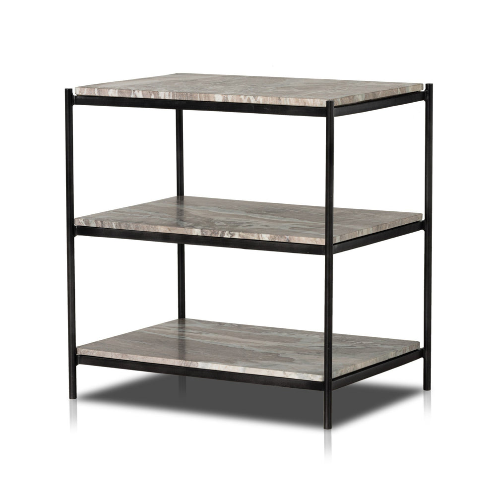 
                      
                        Felix Nightstand - Hammered Grey with Clear Powder Coat
                      
                    