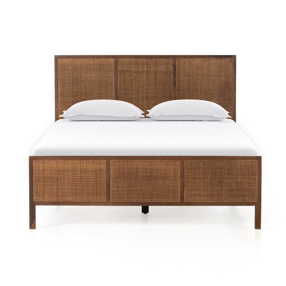 Sydney King Bed - Brown Wash