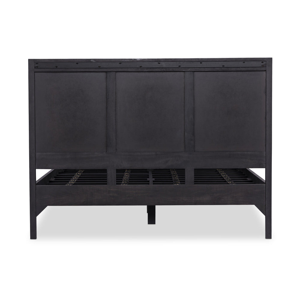 
                      
                        Sydney Queen Bed - Black Wash with Black Cane
                      
                    