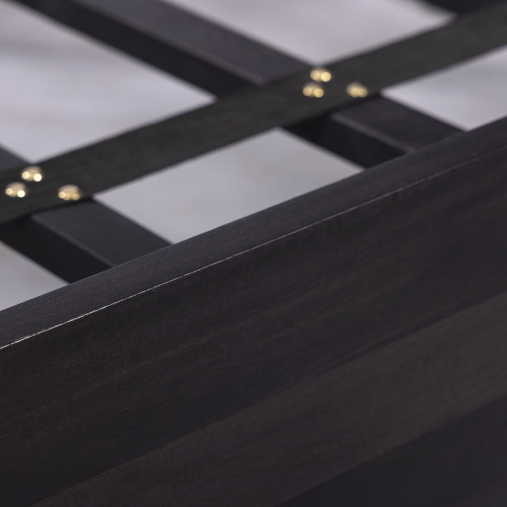 
                      
                        Sydney Queen Bed - Black Wash with Black Cane
                      
                    