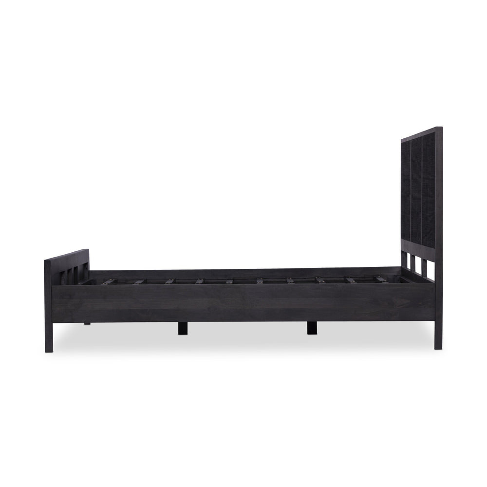 
                      
                        Sydney Queen Bed - Black Wash with Black Cane
                      
                    