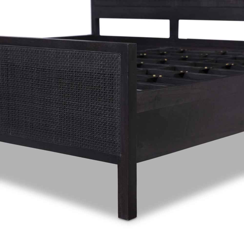 
                      
                        Sydney King Bed - Black Wash with Black Cane
                      
                    