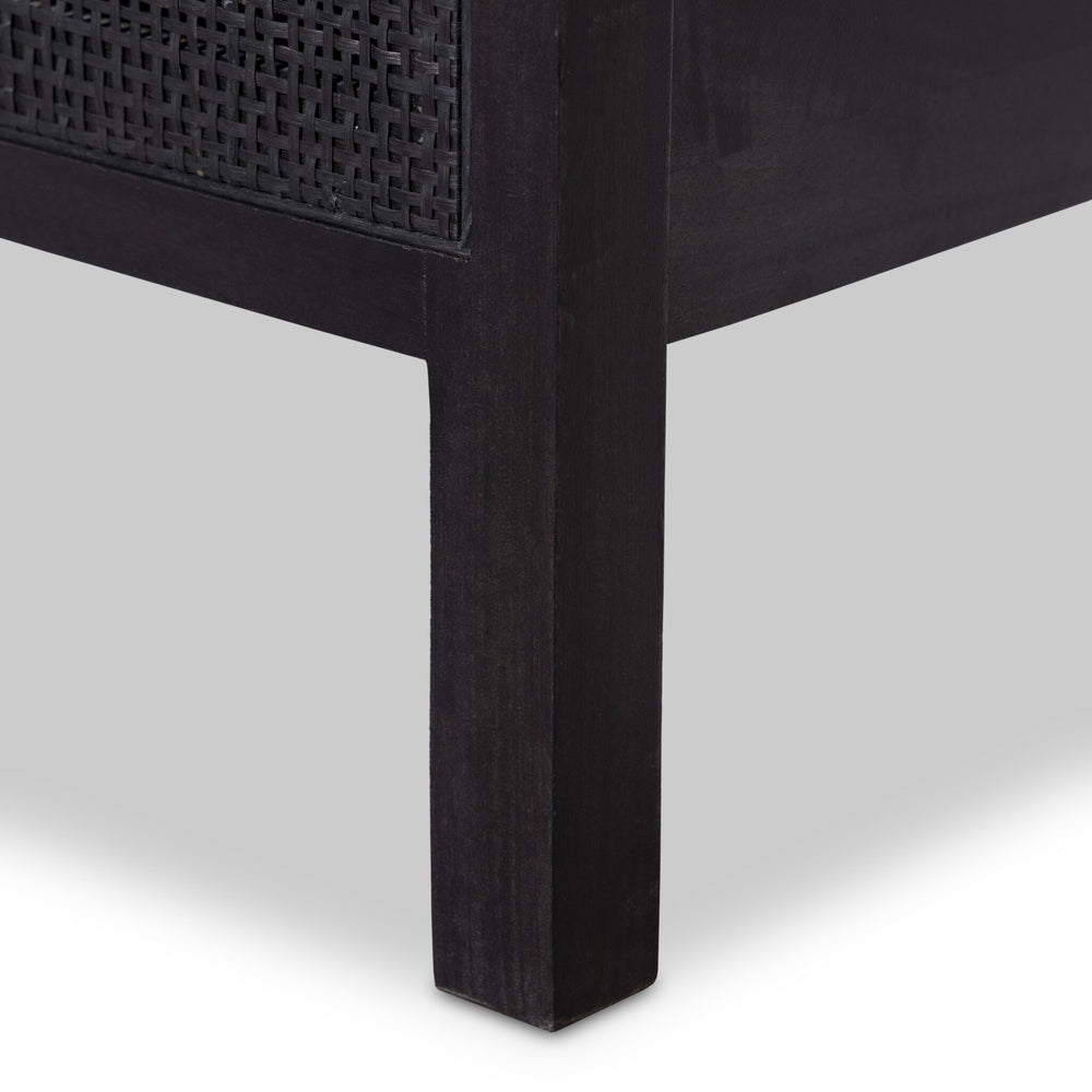 
                      
                        Sydney King Bed - Black Wash with Black Cane
                      
                    