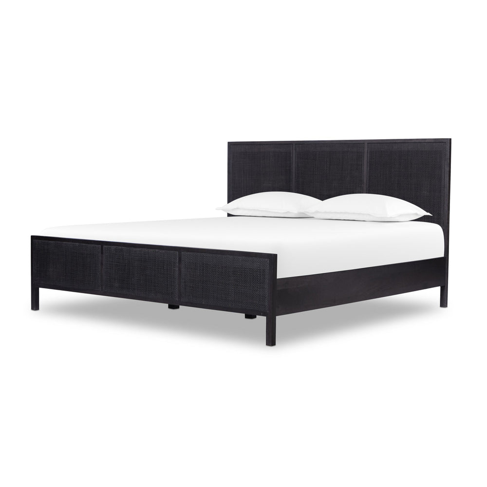 
                      
                        Sydney King Bed - Black Wash with Black Cane
                      
                    