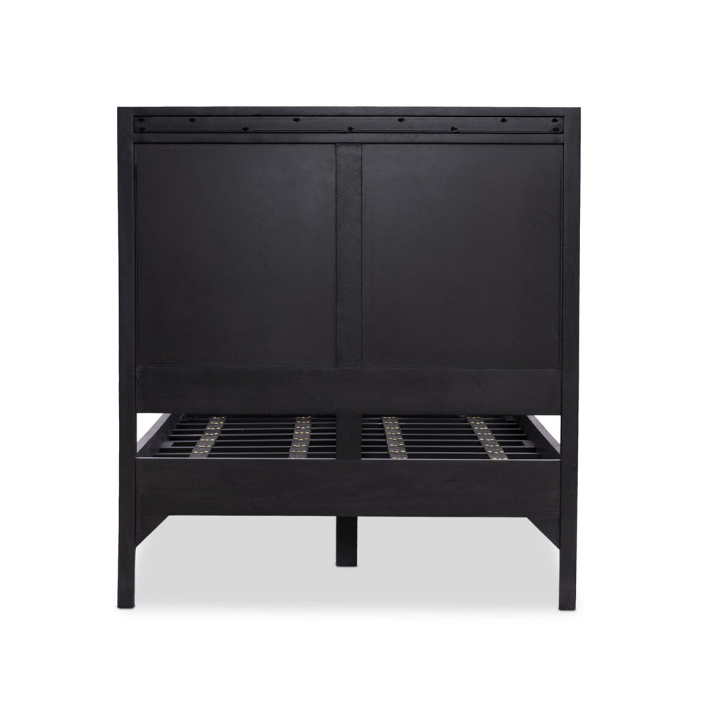 
                      
                        Sydney Twin Bed - Black Wash with Black Cane
                      
                    