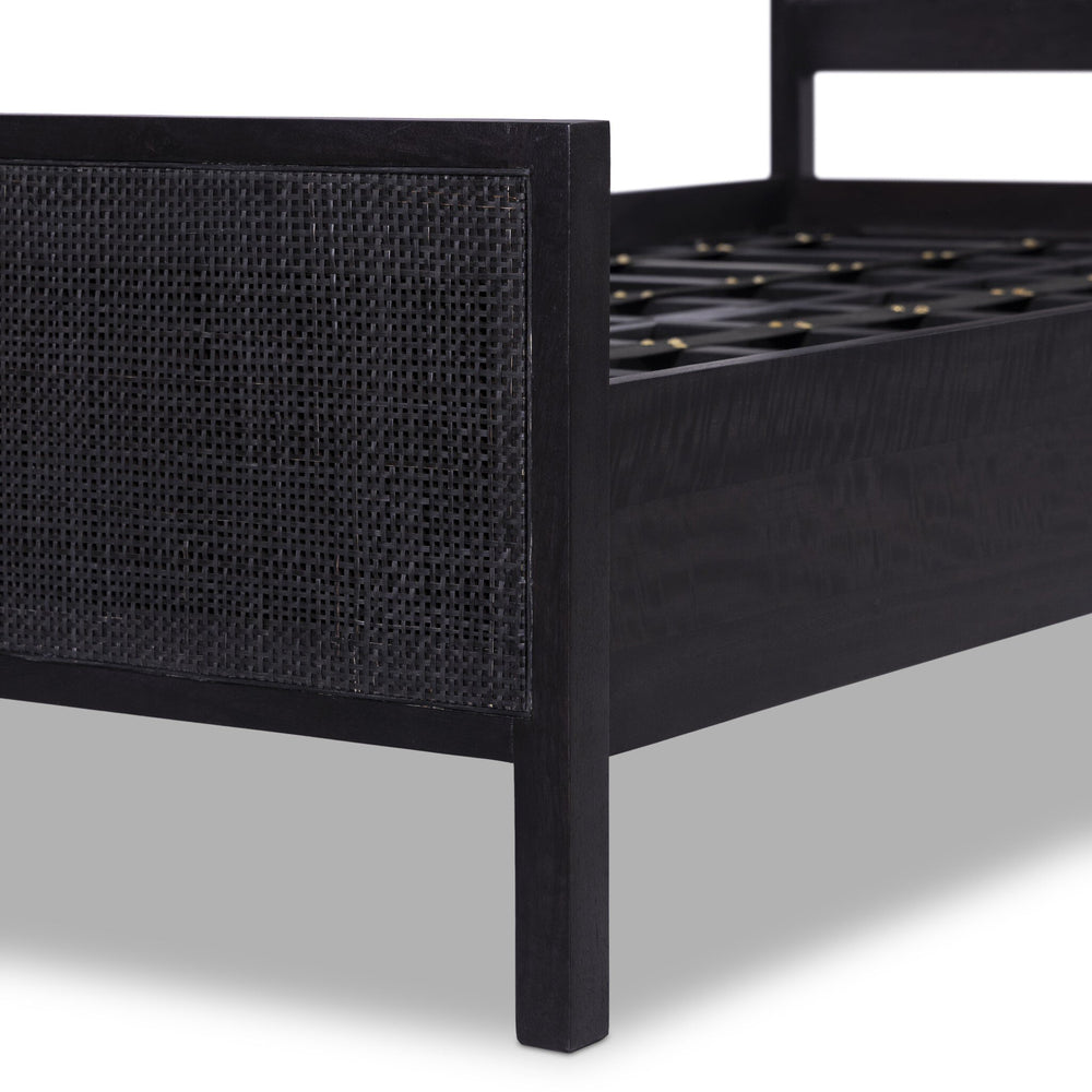 
                      
                        Sydney Twin Bed - Black Wash with Black Cane
                      
                    