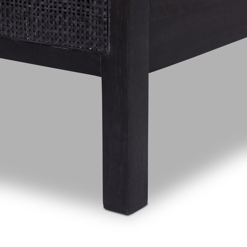 
                      
                        Sydney Twin Bed - Black Wash with Black Cane
                      
                    