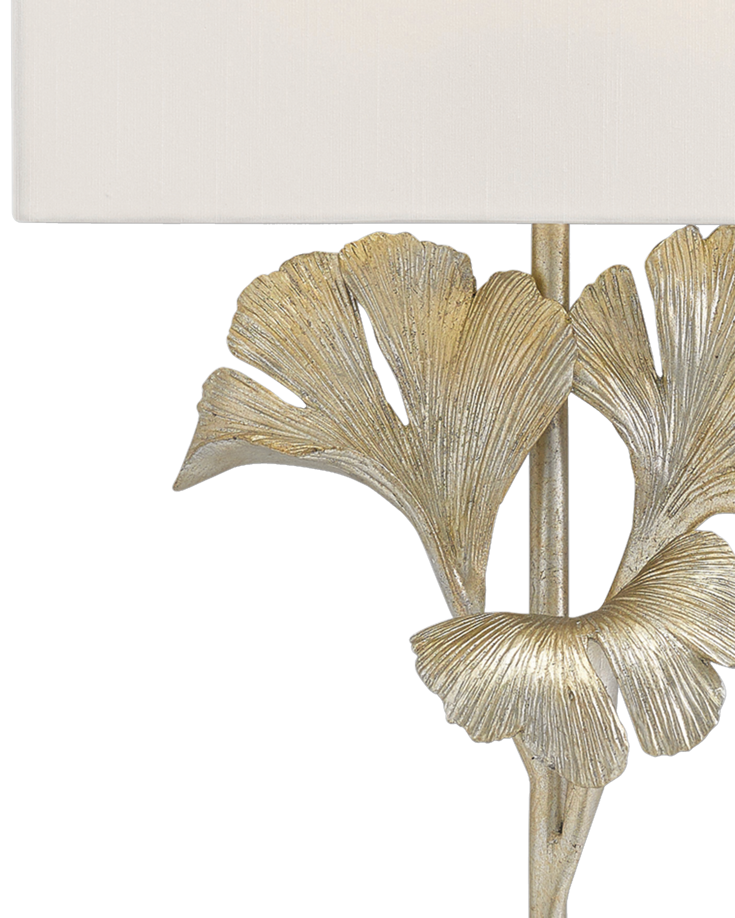 Gingko Silver Wall Sconce
