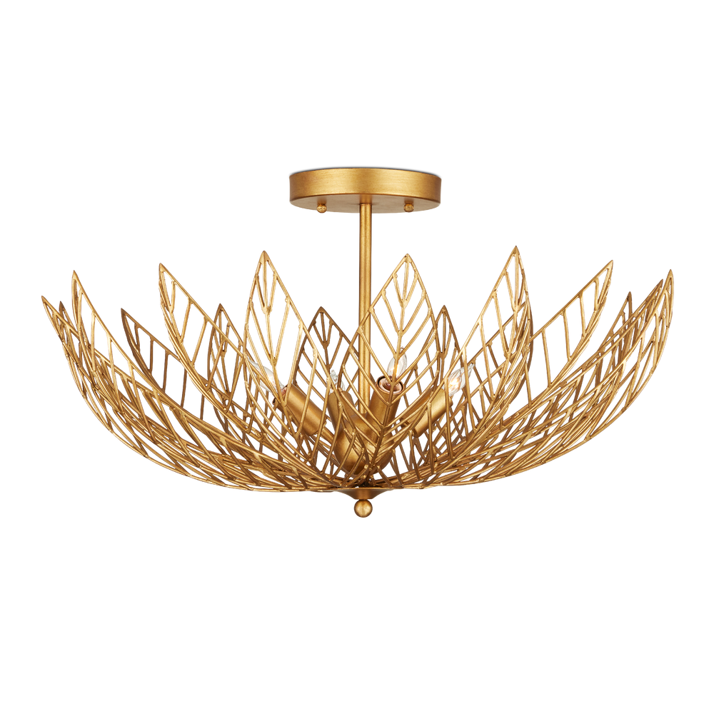 Leaflace Semi-Flush Mount