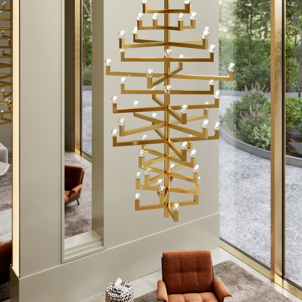 
                      
                        Andre Grande Brass Chandelier
                      
                    